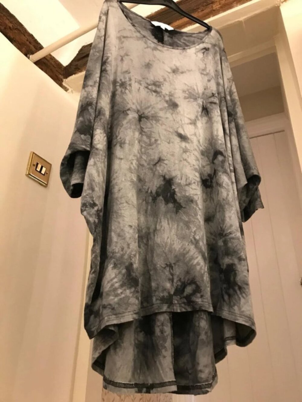 Apricot oversized batwing tunic/dress in size 14